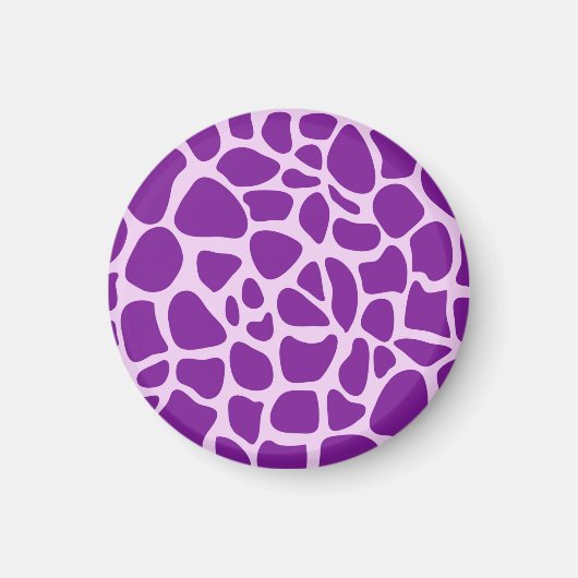 Aimant Texture violette de la peau de girafe (Devant)
