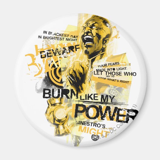 Aimant Thaal Sinestro 10 (Devant)