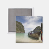 Aimant Thaïlande, île de Phi Phi Lay, baie de Maya. (Recto/Verso)