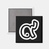 Aimant Thaïlande Lucky Number 9 / Neuf / ๙ (Gao/Kao) Thai (Recto/Verso)