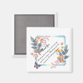 Aimant Thank you design (Recto/Verso)