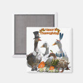 Aimant Thanksgiving Ducks (Recto/Verso)