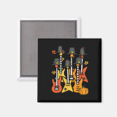 Aimant Thanksgiving Guitares Fall Rock Music Riocker Men  (Recto/Verso)
