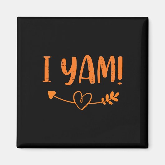 Aimant Thanksgiving Matching Couple She's My Sweet Potato (Devant)