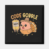 Aimant Thanksgiving Nurse Code Gobble Funny Rn Cna Medica (Devant)