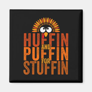 Aimant Thanksgiving Run Turkey Trot - Huffin et Puffin f