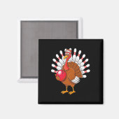 Aimant Thanksgiving Turkey Bowpin Matching Team 1 (Recto/Verso)