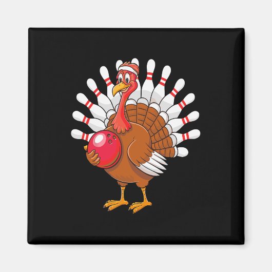 Aimant Thanksgiving Turkey Bowpin Matching Team 1 (Devant)
