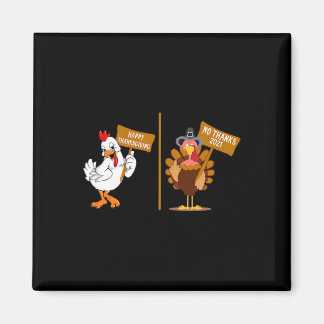 Aimant Thanksgiving Turkey No Thanks Grumpy Halloween Fun