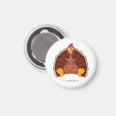 Aimant Thanksgiving Turkey Thunder Cove (Recto/Verso)