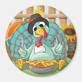 Aimant Thanksgiving Turquie (Devant)