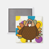 Aimant Thanksgiving Turquie (Recto/Verso)