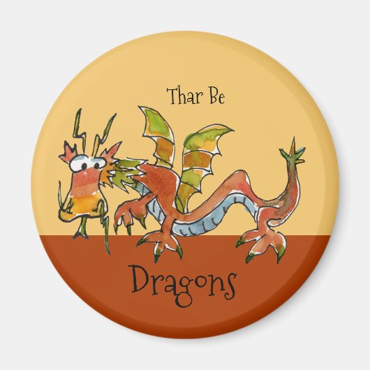 Aimant Thare Be Dragons (Devant)
