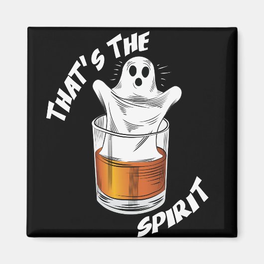 Aimant Thats L'Esprit - Drôle Fantôme D'Halloween (Devant)