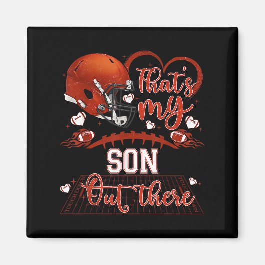 Aimant That's My Son Out There Funny Football Mom Mama Da (Devant)