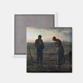 Aimant The Angelus, Jean-François Millet, 1857-1859 (Recto/Verso)