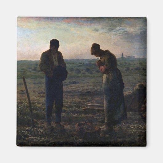 Aimant The Angelus, Jean-François Millet, 1857-1859 (Devant)