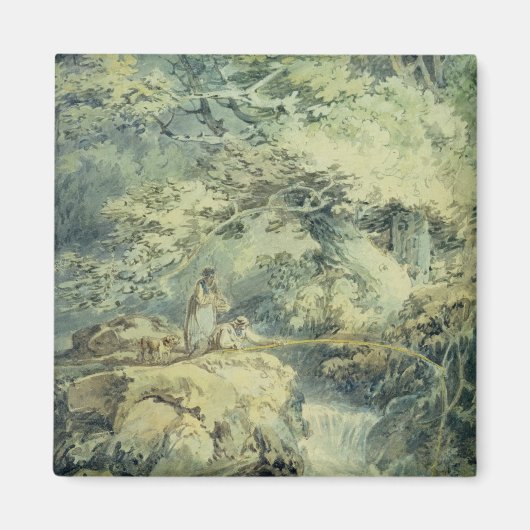 Aimant The Angler, 1794 (avec du graphite sur papier) (Devant)