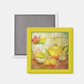 Aimant thé au citron (Recto/Verso)