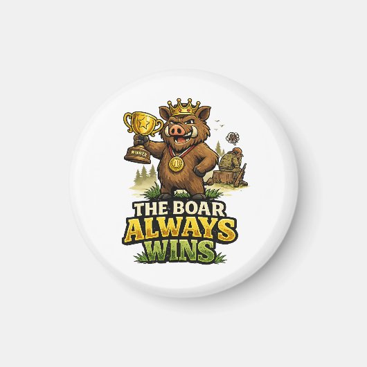 Aimant The Boar Always Wins (Devant)
