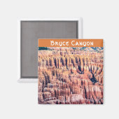 Aimant The Bryce Canyon National Park - Utah, USA (Recto/Verso)
