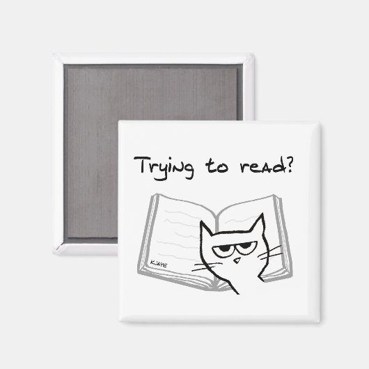 Aimant The Cat Makes it Impossible Read (Recto/Verso)