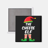 Aimant The Cheese Elf Family Matching Funny Christmas Cos (Recto/Verso)