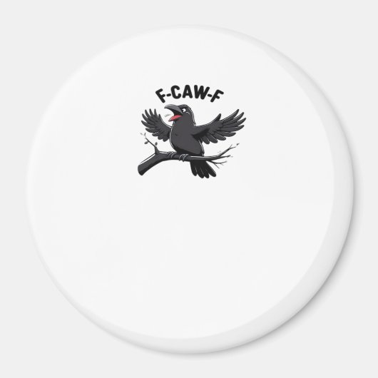 Aimant The Crow F-Caw-F (F Off) Essential (Devant)