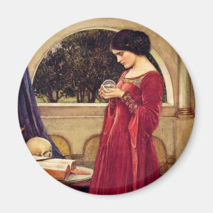 Aimant "The Crystal Ball" de John William Waterhouse