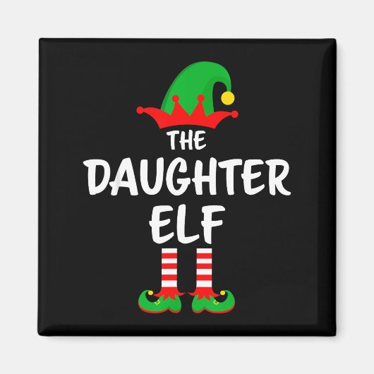 Aimant The Daughter Elf Matching Family Christmas (Devant)