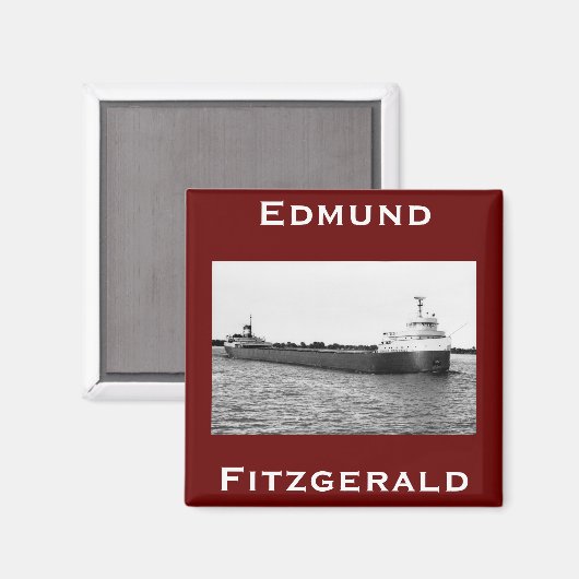 Aimant The Edmund Fitzgerald (Recto/Verso)
