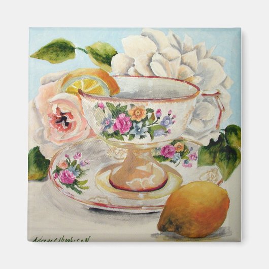 Aimant thé et citron (Devant)