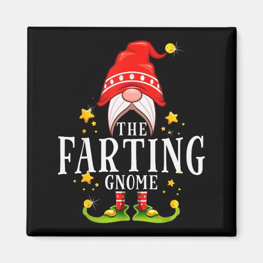 Aimant The Farting Gnome Christmas Matching (Devant)