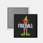 Aimant The Fireball Elf Christmas Matching Pajamas (Recto/Verso)