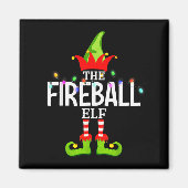 Aimant The Fireball Elf Christmas Matching Pajamas (Devant)
