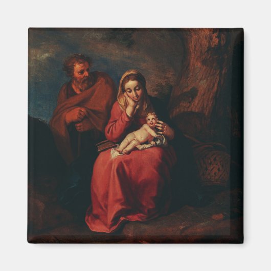 Aimant The Flight into Egypt by Abraham Bloemaert  (Devant)