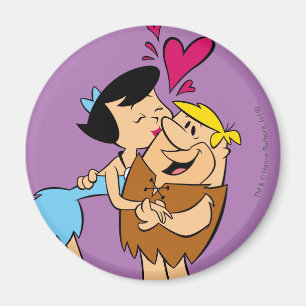Aimant The Flintstones Betty Kissing Barney