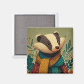 Aimant The Gentle Badger (Recto/Verso)
