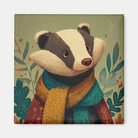 Aimant The Gentle Badger (Devant)