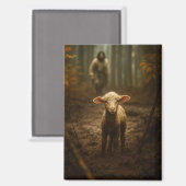 Aimant The Good Shepherd and the Lost Lamb – Jesus & Lamb (Recto/Verso)