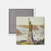 Aimant The Great Bartholdi Statue, Statue of Liberty (Recto/Verso)