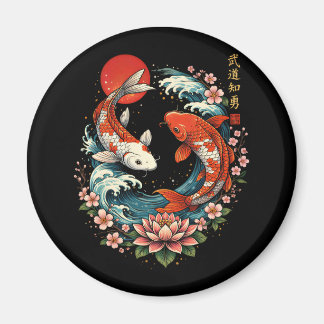Aimant The Great Wave Off Koi Fish 