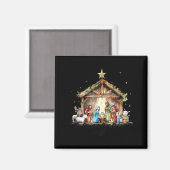 Aimant The Greatest Gift For All Christmas Nativity Jesus (Recto/Verso)