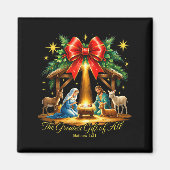 Aimant The Greatest Gift Of All Nativity Christian Christ (Devant)