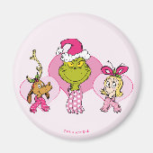 Aimant The Grinch Crew in Pink Valentine's Portrait (Devant)