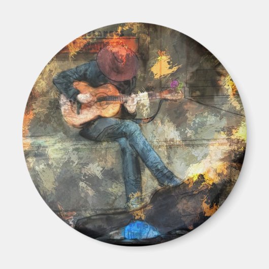 Aimant The Guitar Man (Devant)