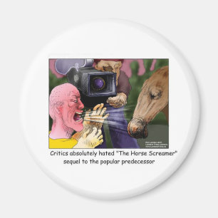 Aimant The Horse Screamer Funny Tees Gifts Cards More