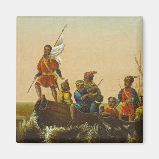 Aimant The Landing of Columbus, c.1837 (Devant)