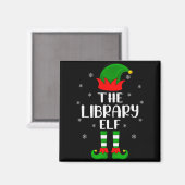 Aimant The Library Elf Christmas Party Matching Family Xm (Recto/Verso)
