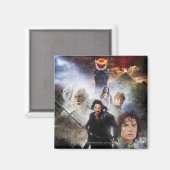 Aimant THE LORD OF THE RINGS Character Collage (Recto/Verso)